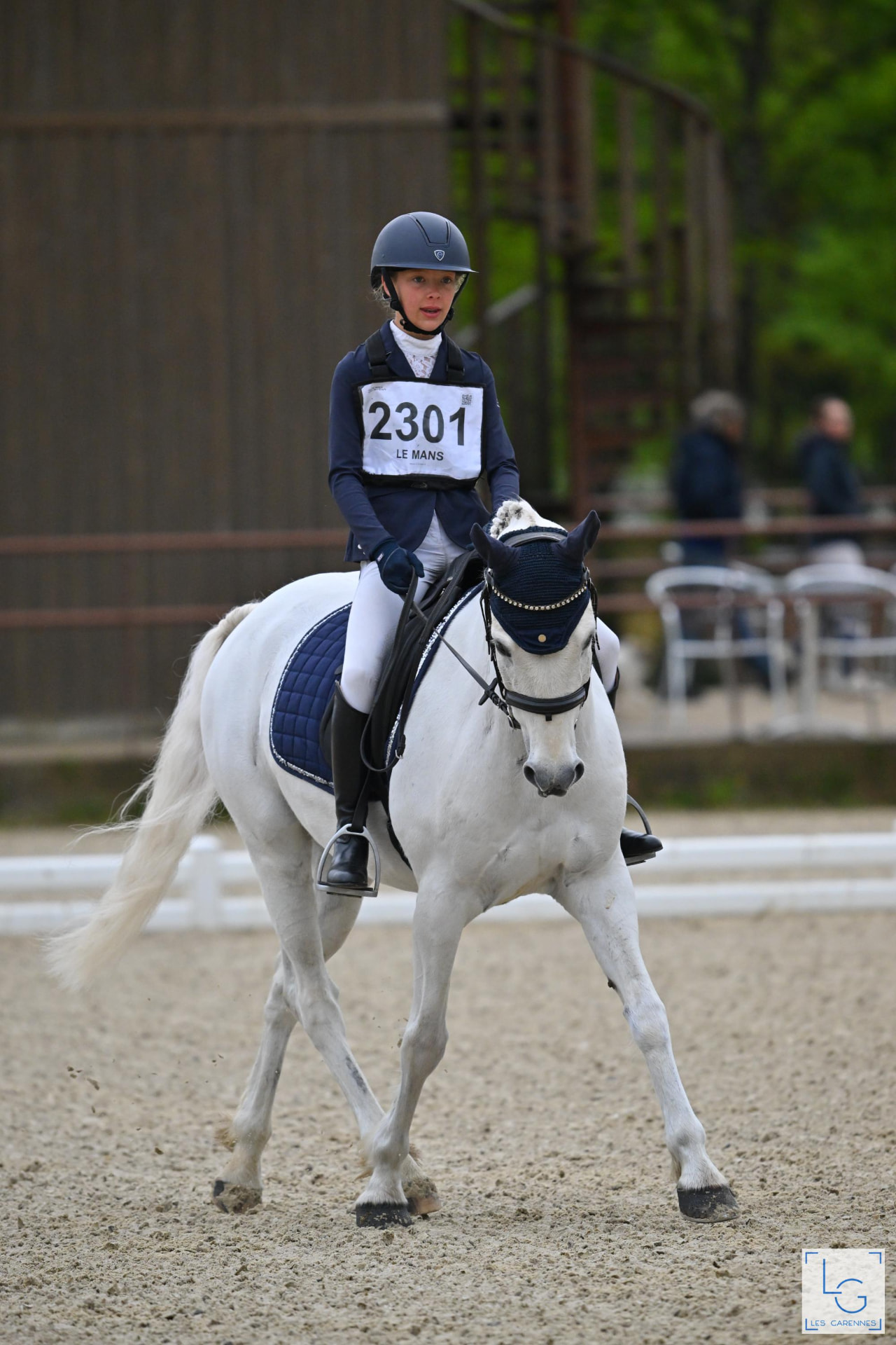 Reprise de dressage en concours